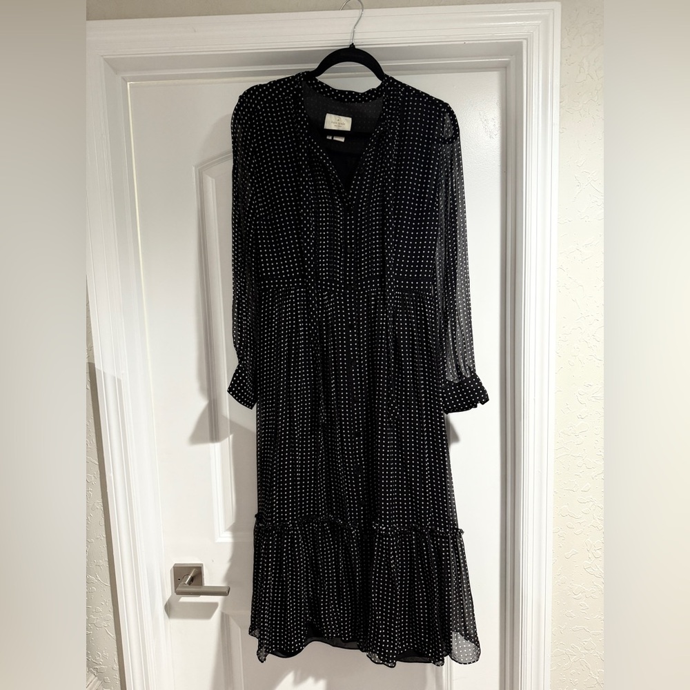 Kate Spade Black Polka Dot Dress